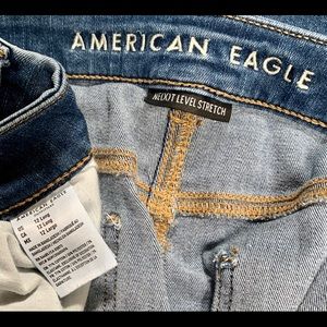 American Eagle size12 long curvy hi rise jeggings